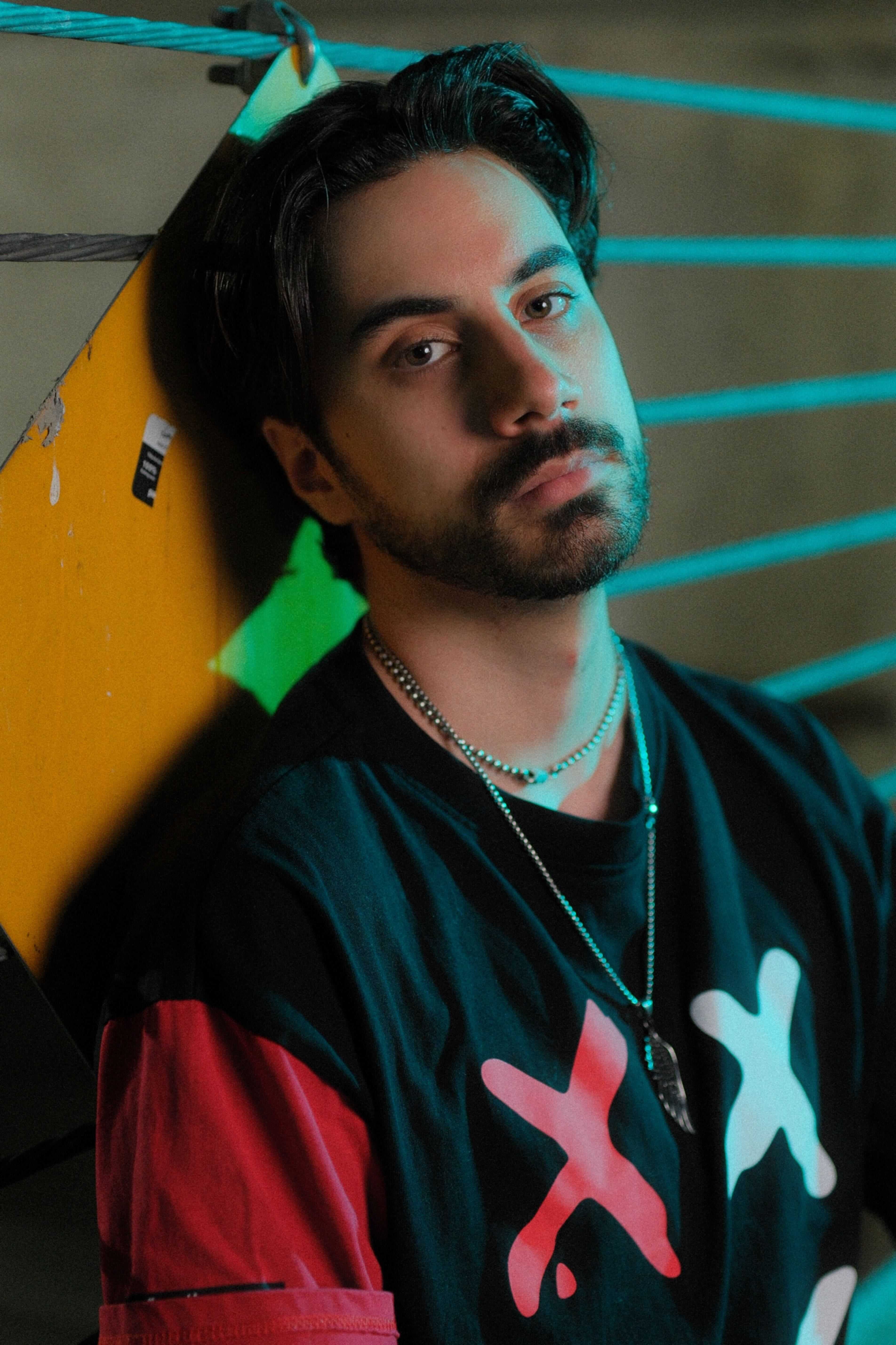 Daniel Michael leaning against wall "Need You" photoset