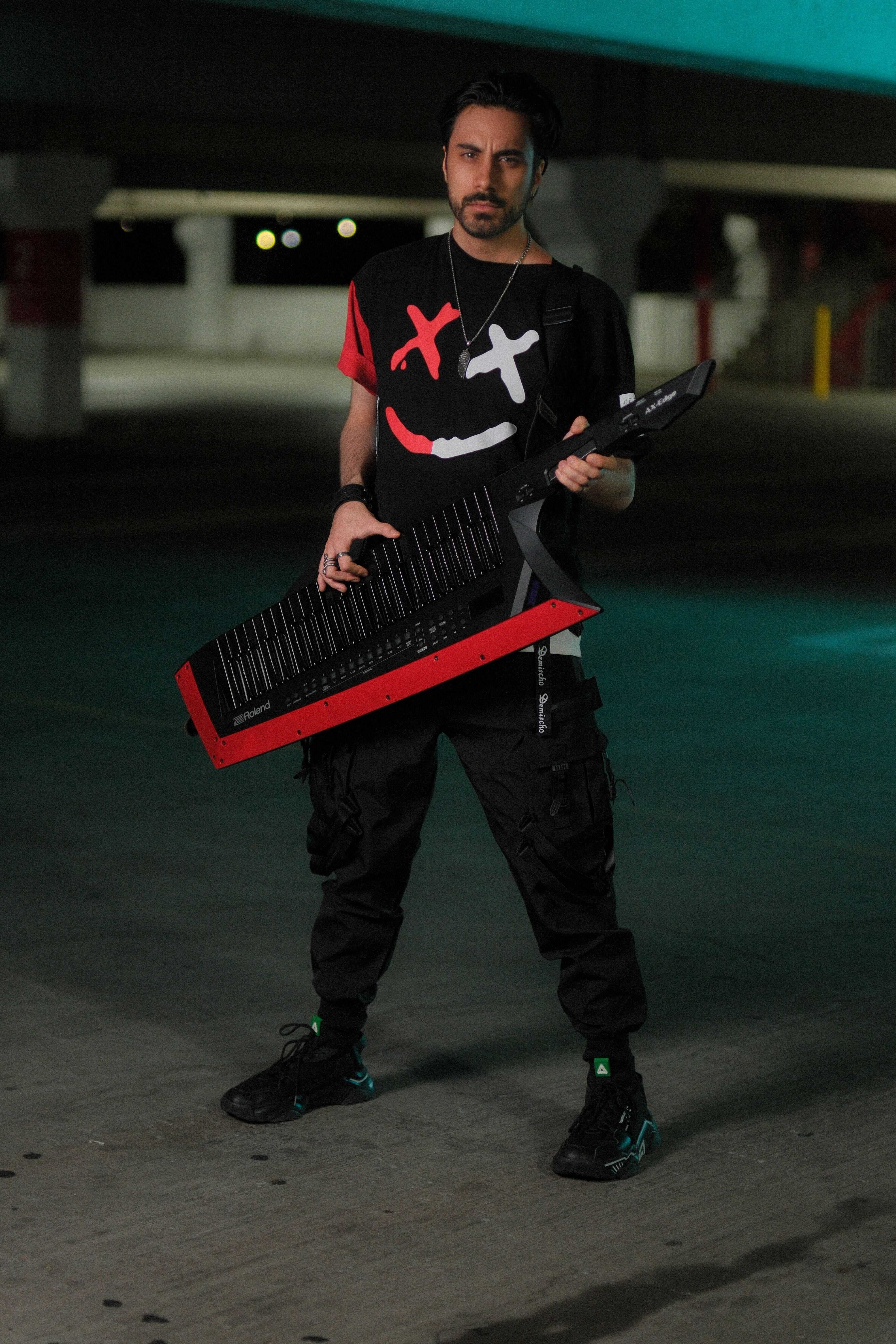 Daniel Michael keytar body-shot "Need You" photo set